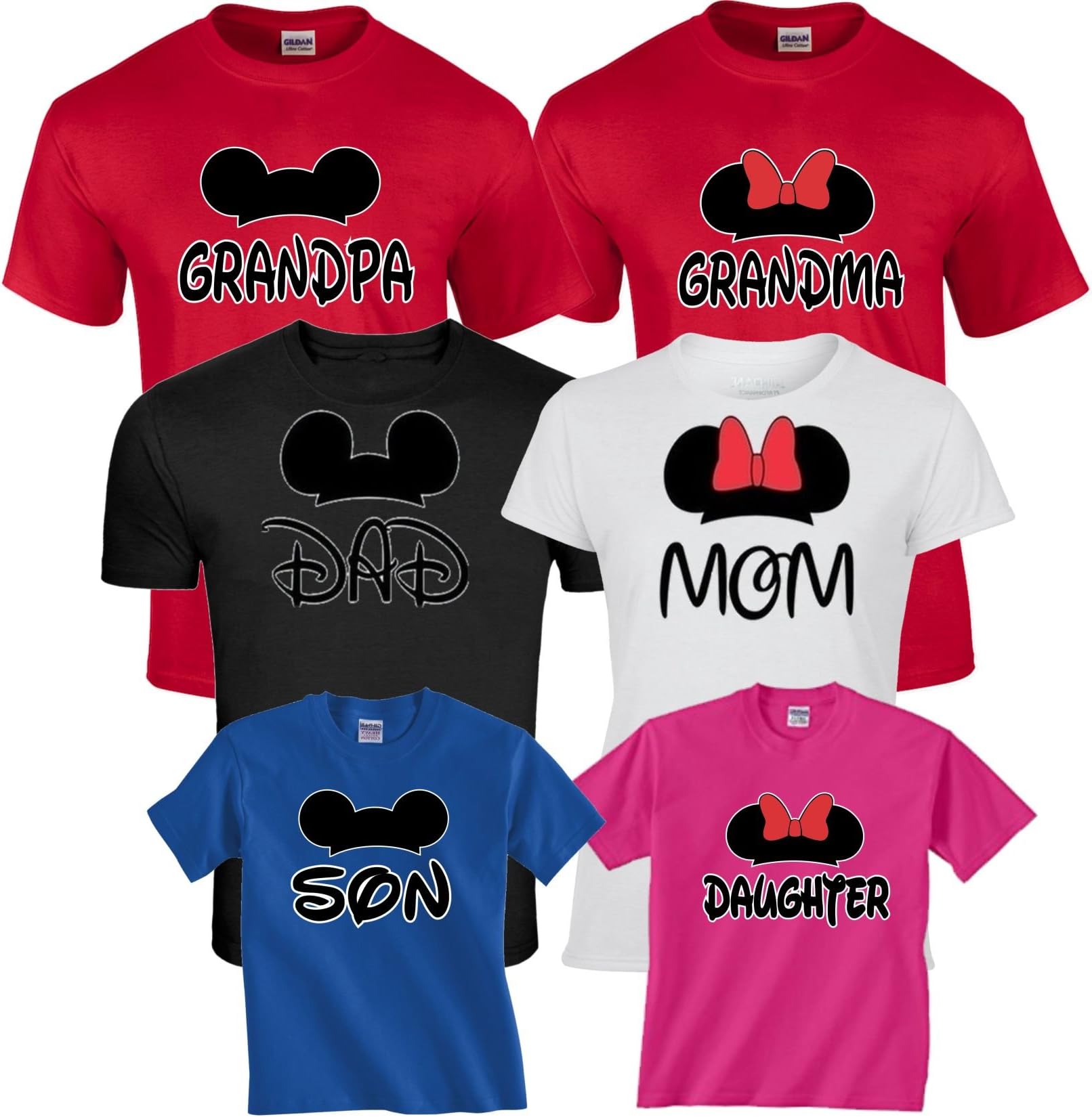 Family Matching Vacation Shirts! MOM DAD Big Little Sister Brother Son Daughter Grandma Grandpa!