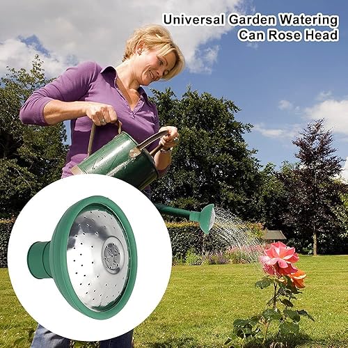 Miniatura 5 de Regadera universal para jardín, cabezal de rosa, rociador de agua, se adapta a todas las regaderas, boquilla de boquilla de repuesto de boquilla de