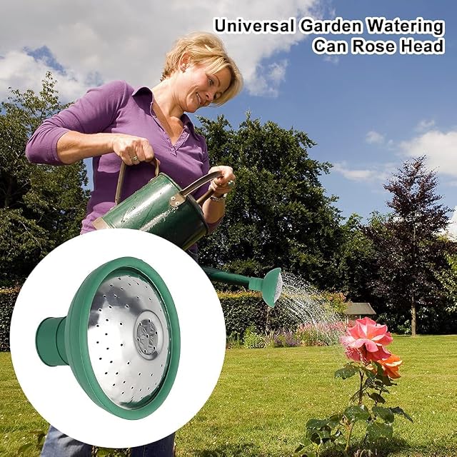 2 Pcs Watering Can Rose Head Replacement, Universal Garden Watering Can Sprinkler Head,Watering Can Outdoor Rose Head for Most Garden Watering Cans