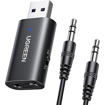 UGREEN Bluetooth 5.4 Adapter 2 in 1 Bluetooth Transmitter Receiver Jack