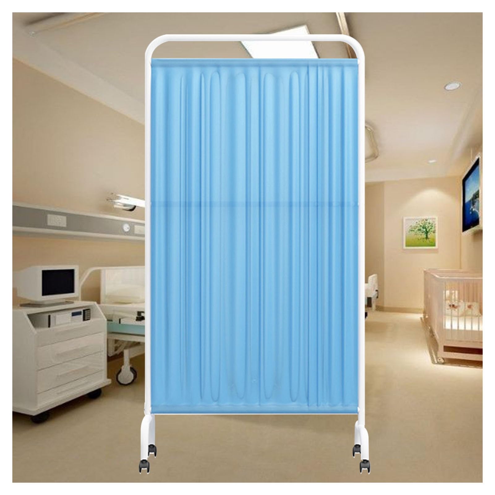Cloison de séparation portable 5 panneaux pour institut de beauté