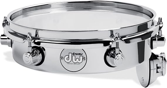 DW Design Series Chrome Piccolo Tom w/Bracket - 2.5x10 (DDST2510TTCR)
