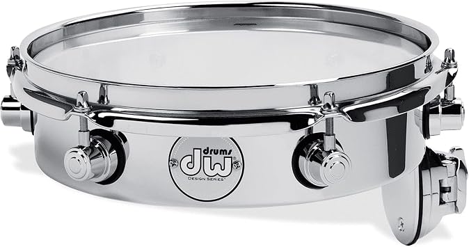 DW Design Series Chrome Piccolo Tom w/Bracket - 2.5x10" DDST2510TTCR
