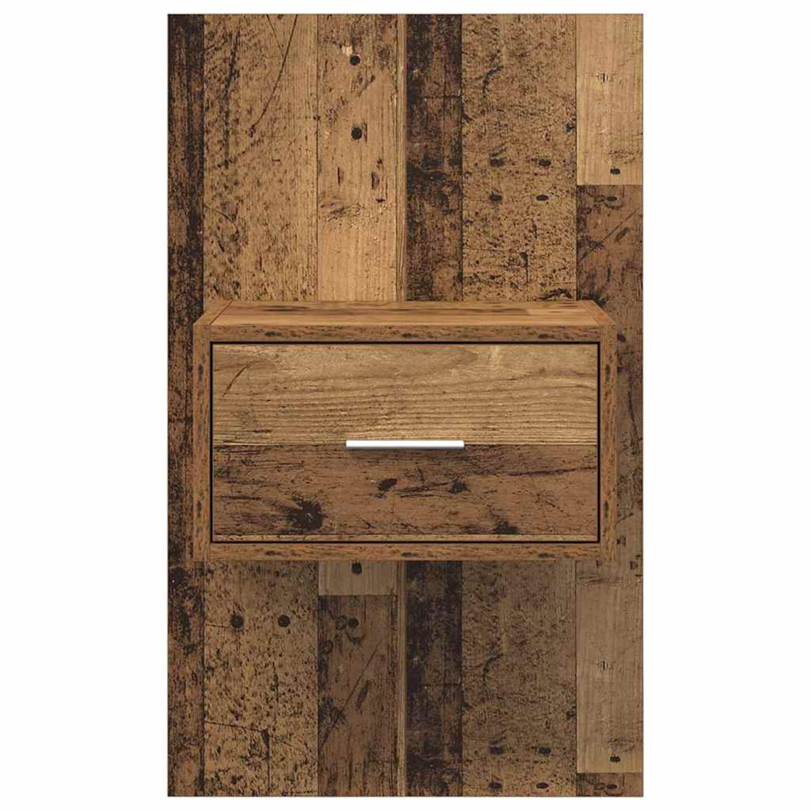 Nachttisch 2 pcs Altholz 50 x 32,5 x 80cm Holzwerkstoff,Einfache Montage & wischreinige Oberfläche,stabil & feuchtigkeitsbeständig – ideal für Schlafzimmer & Moderne Wohnzimmer