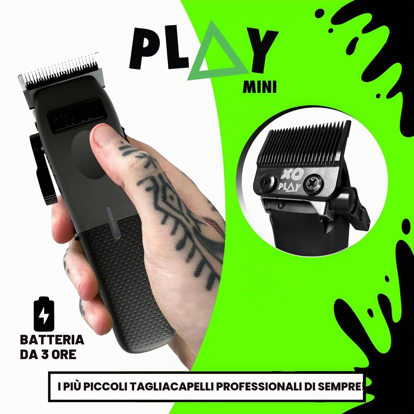 TPOB Mini Play - Tagliacapelli professionale (grigio)