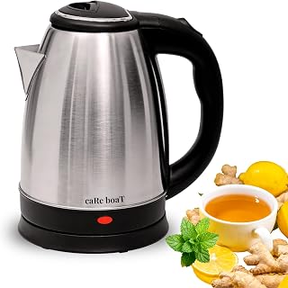 caRe boaT REK-018,1.8L/1000W Electric Kettel with Energy Saving up to 35%,3×Protection-Overheating,Boil Dry & Autoshut-Of... Price In India