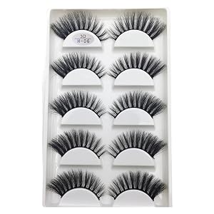 UAMOU 16 Style 10 50 Boxes 3D Mink Lashes Natural Cross False Eyelashes Long Messy Makeup Eye Lashes