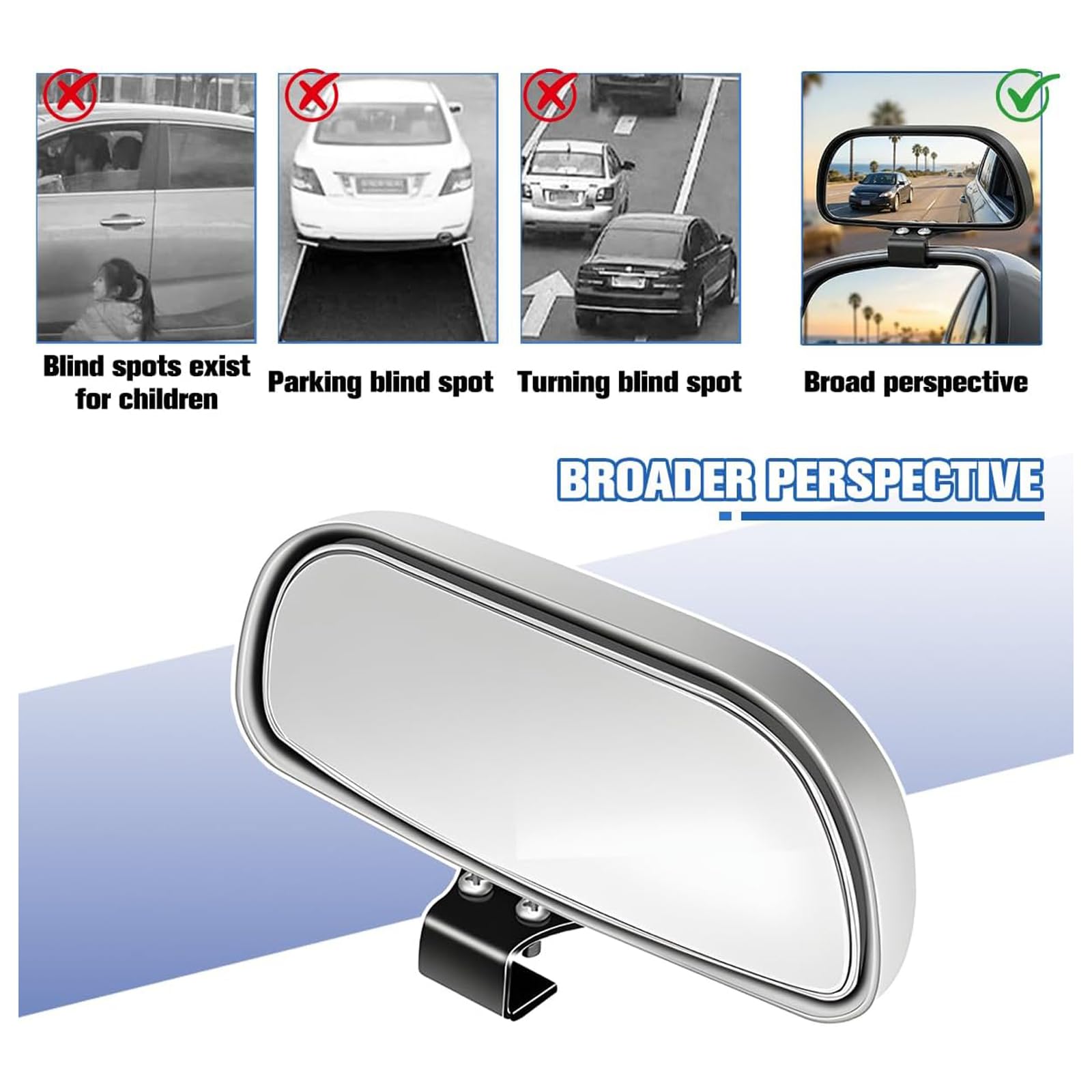 Miroirs Angle Mort Grand Angle pour Clarity/Insight/CR-V Hybrid