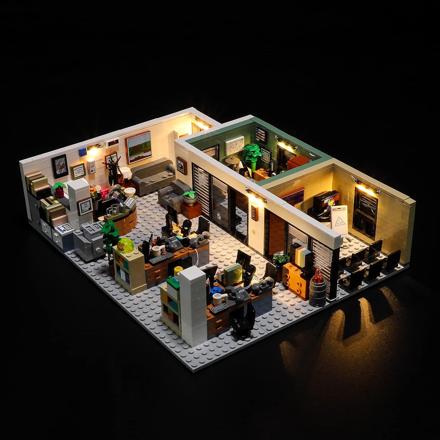 YEABRICKS Kit de Luces LED para Lego-21336 Ideas The Office Modelo de Bloques de Construcción (Juego de Lego NO Incluido)