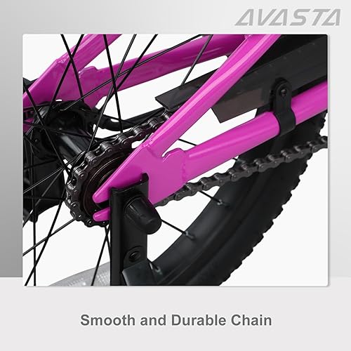 Miniatura 6 de AVASTA Bilbo - Bicicleta infantil de 18 y 20 pulgadas para niños y niñas de 5 a 10 años, estilo retro, de acero de alto carbono, con manubrio y