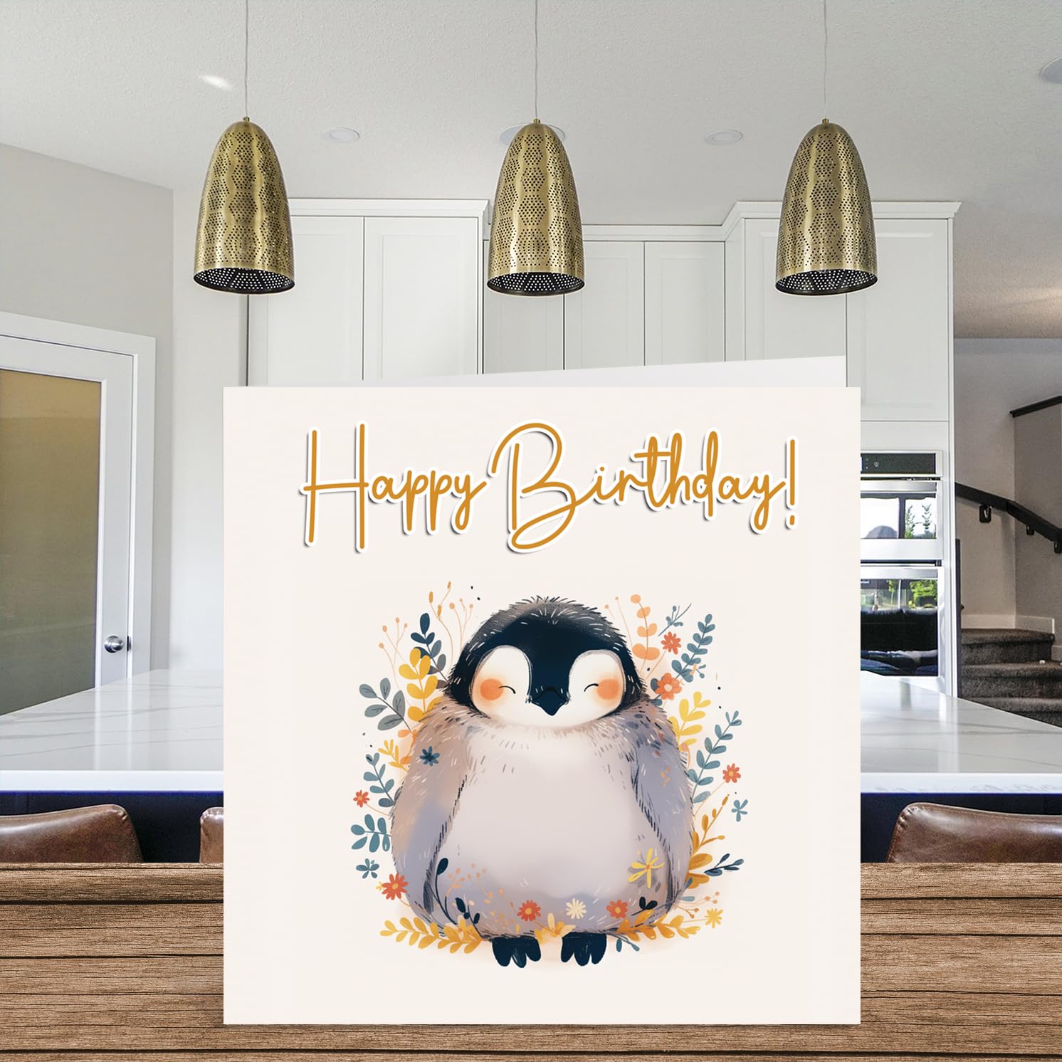 Carte D'anniversaire Humoristique 'Un Oiseau Chic' - 145x145 Mm - Pour Femme, Sœur, Maman, Amie - Intérieur Vierge