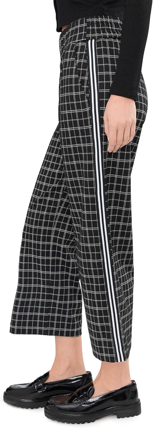 Liverpool Los Angeles Mabel Mid-Rise Pull-on Crop Stovepipe with Side Stripe Pant 25" Inseam
