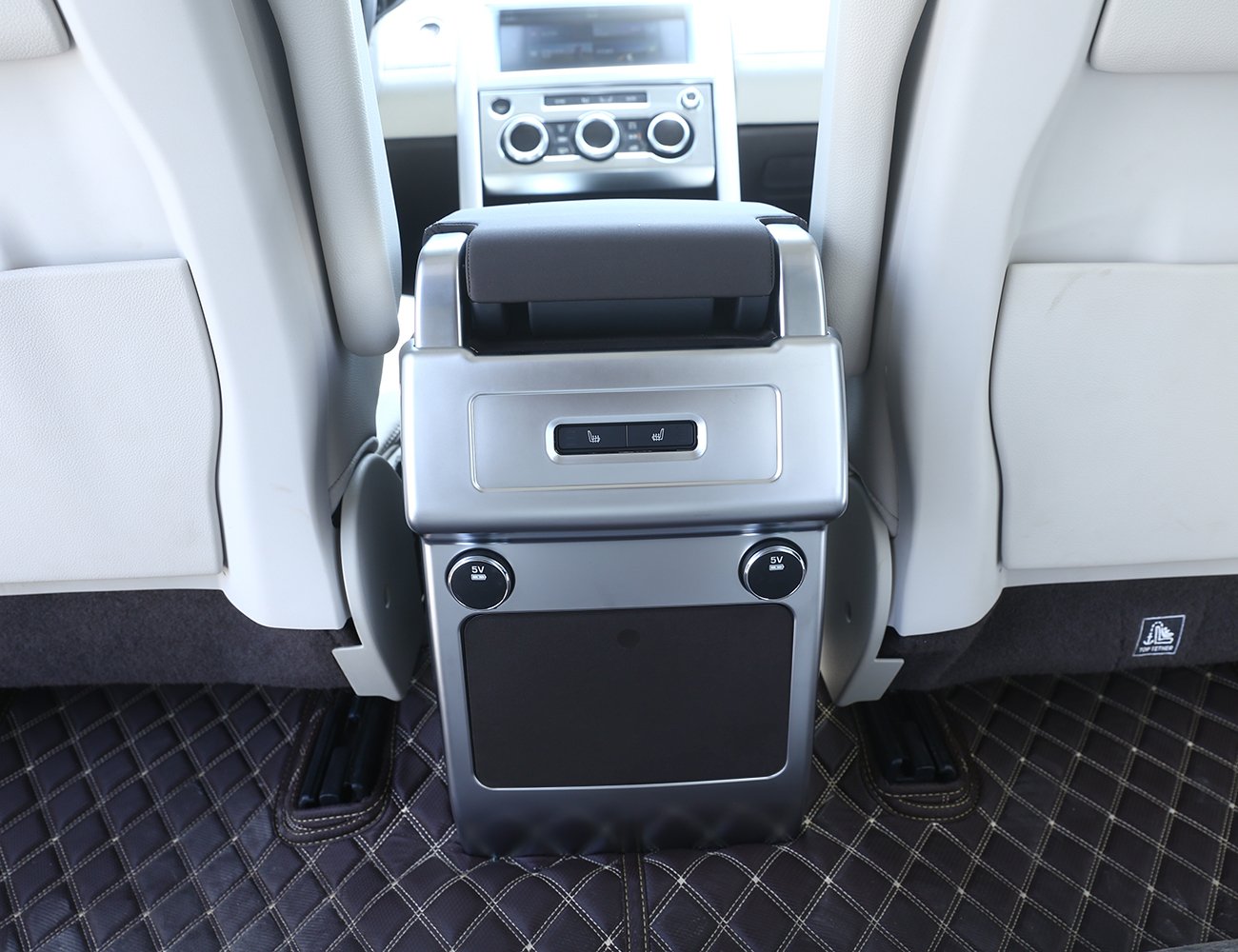 Outlet vent arrière trim chrome en ABS pour rénover une grille d'aération usée