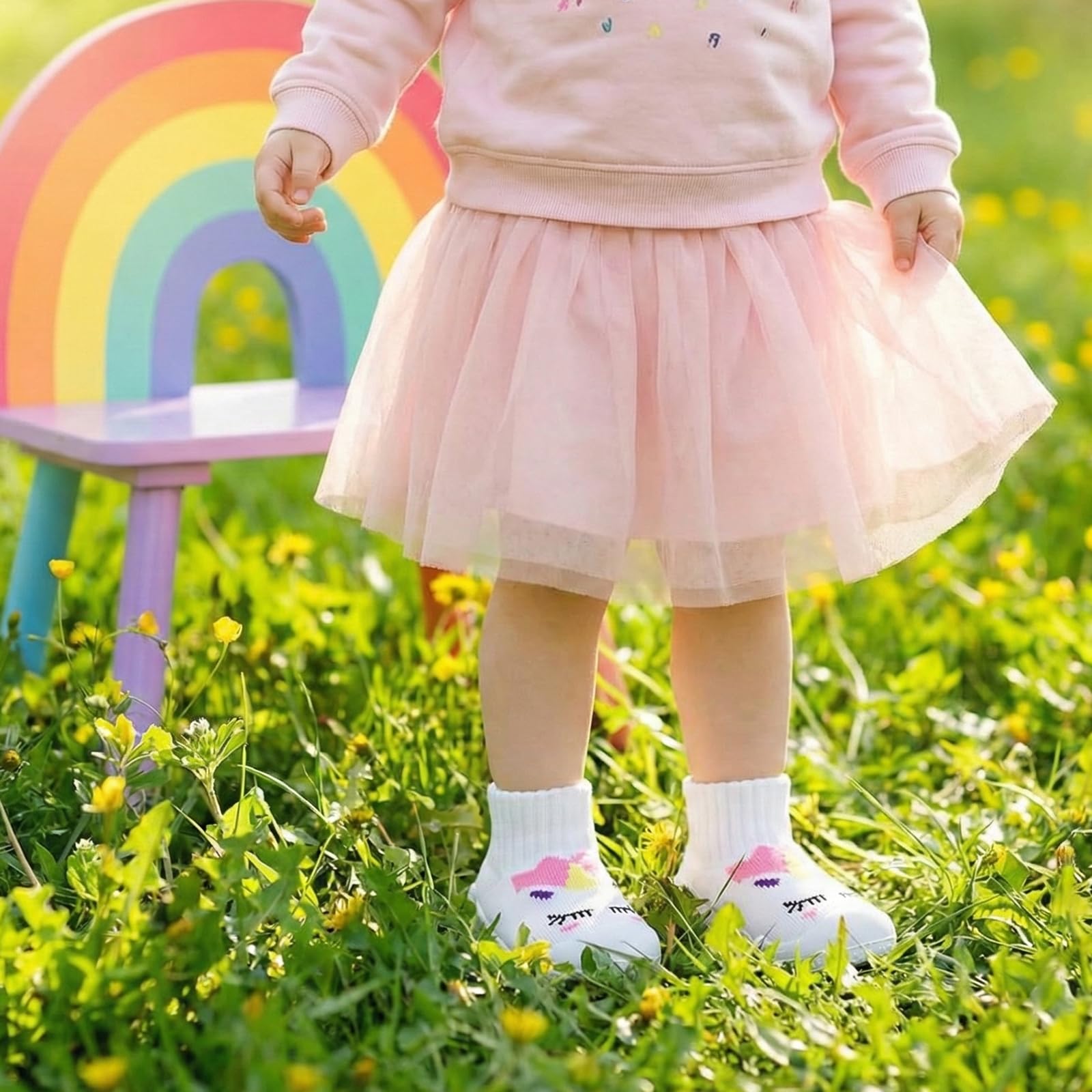 MORENDL Zapatos de bebé 0-4 años calcetín unicornio zapatillas de caminar niño zapatillas de deporte