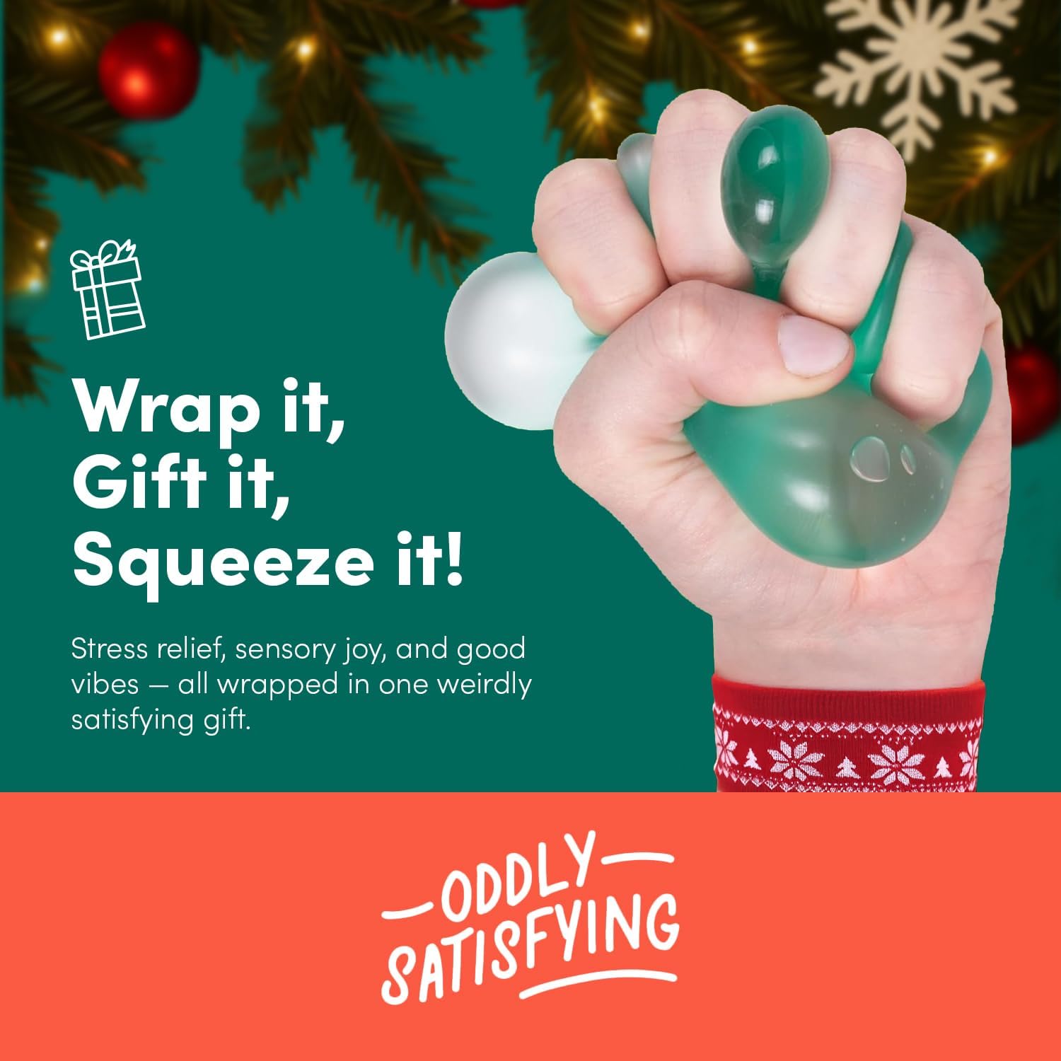 Speks Gump Stress Balls | Ultra Soft Squishy Fidget Toy for Adults & Teens | Stress Relief & Desk Toy | Cool