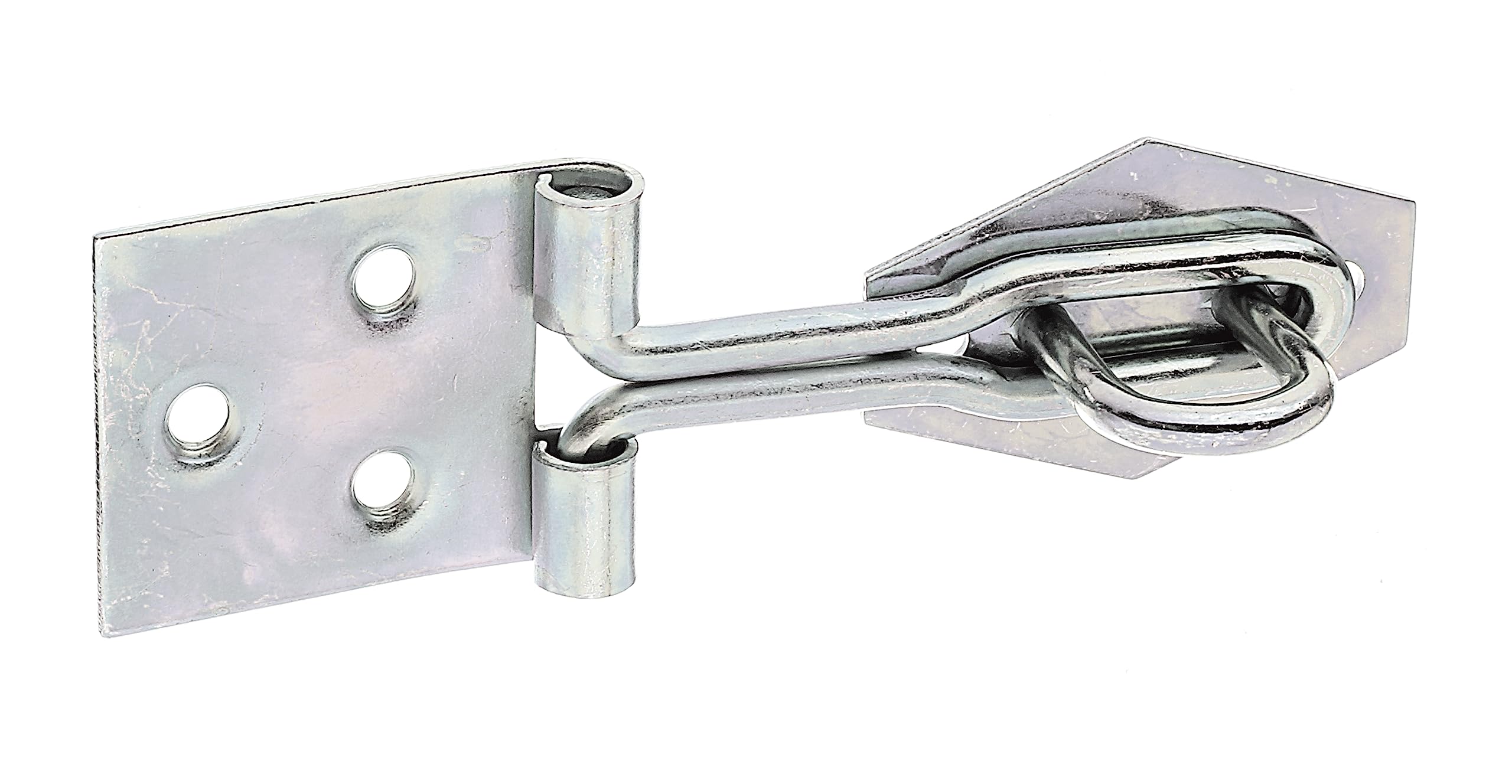 Alberts 348212 Solapamiento, con bucle, galvanizado, pasivado con película gruesa, 93,5 x 31,5 mm