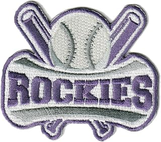 MJshop29 Baseball Rockies Fan Favorite Team Iron On Patches for Clothing Backpacks Jeans Motorcycle Patch Sew On Custom Jackets Hats
