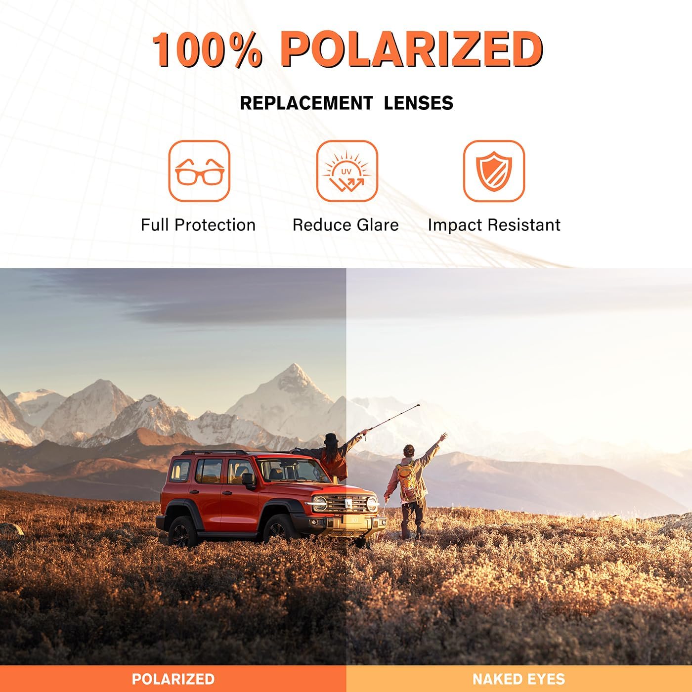 1.5MM Premium Polarized Replacement Lenses for Oakley Gascan OO9014 60mm Sunglasses