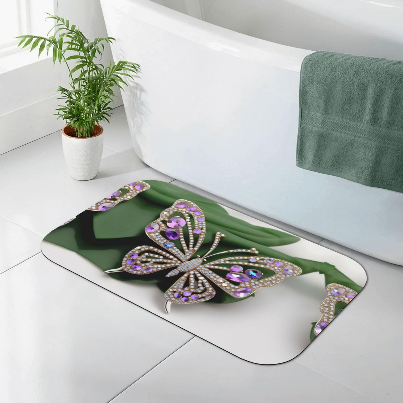 Alfombrilla de ducha de tierra de diatomeas antideslizante y tapete de baño suave