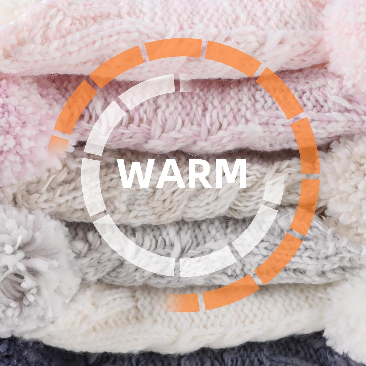 Zsedrut Winter Baby Boy Hats Pompom Baby Beanie for Girls Fleece Newborn Infant Toddler Beanie - Image 5