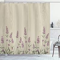 Vista 131 de Ambesonne Cortina de ducha de caballo, potente semental de Appaloosa, elegante estampado equino de campeón de sangre pura real, juego de decoración