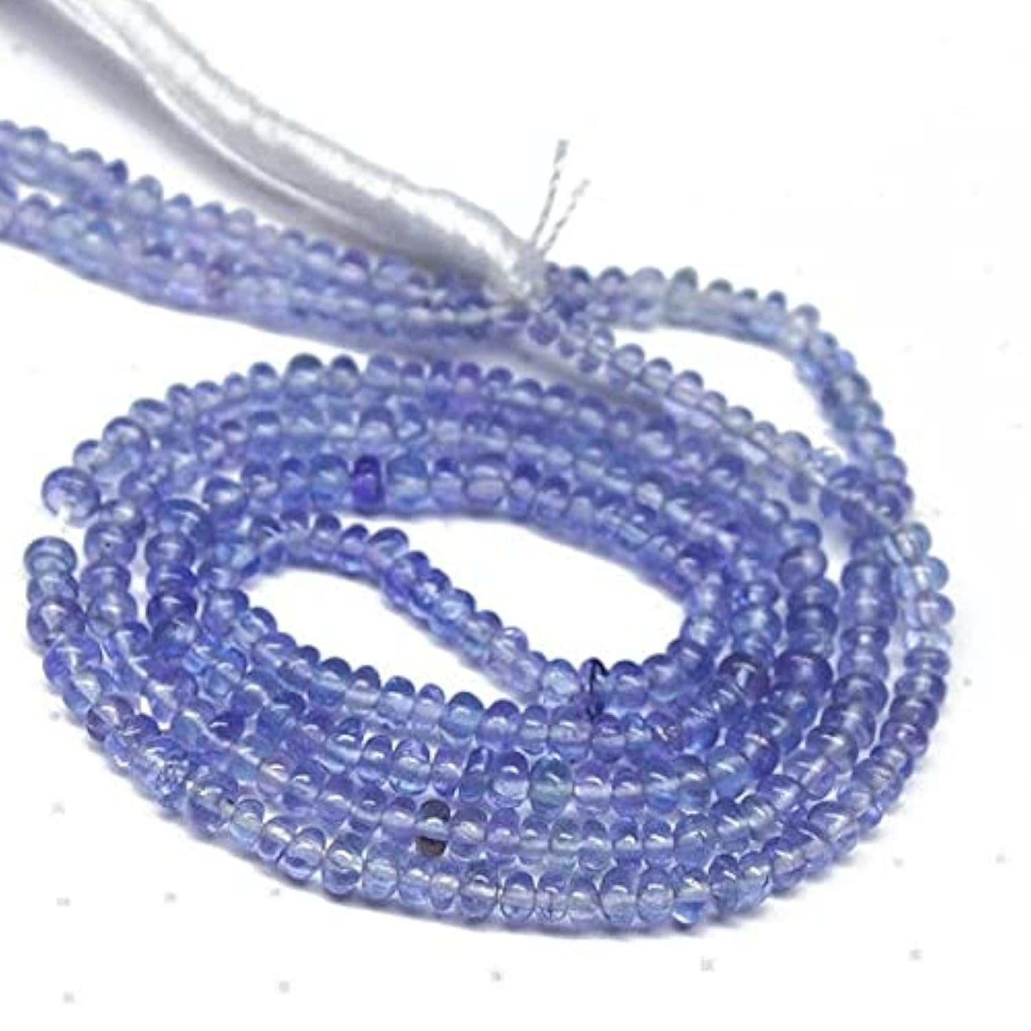 Perles tanzanite bleue naturelle pour composer vos bracelets d'été artisanaux