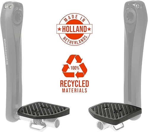 Miniatura 7 de PP Pedal Plate  CB  Adaptador compatible con pedales MTB Crankbrothers Eggbeater o Candy Clipless  Convierte Clipless en pedales planos  No necesita