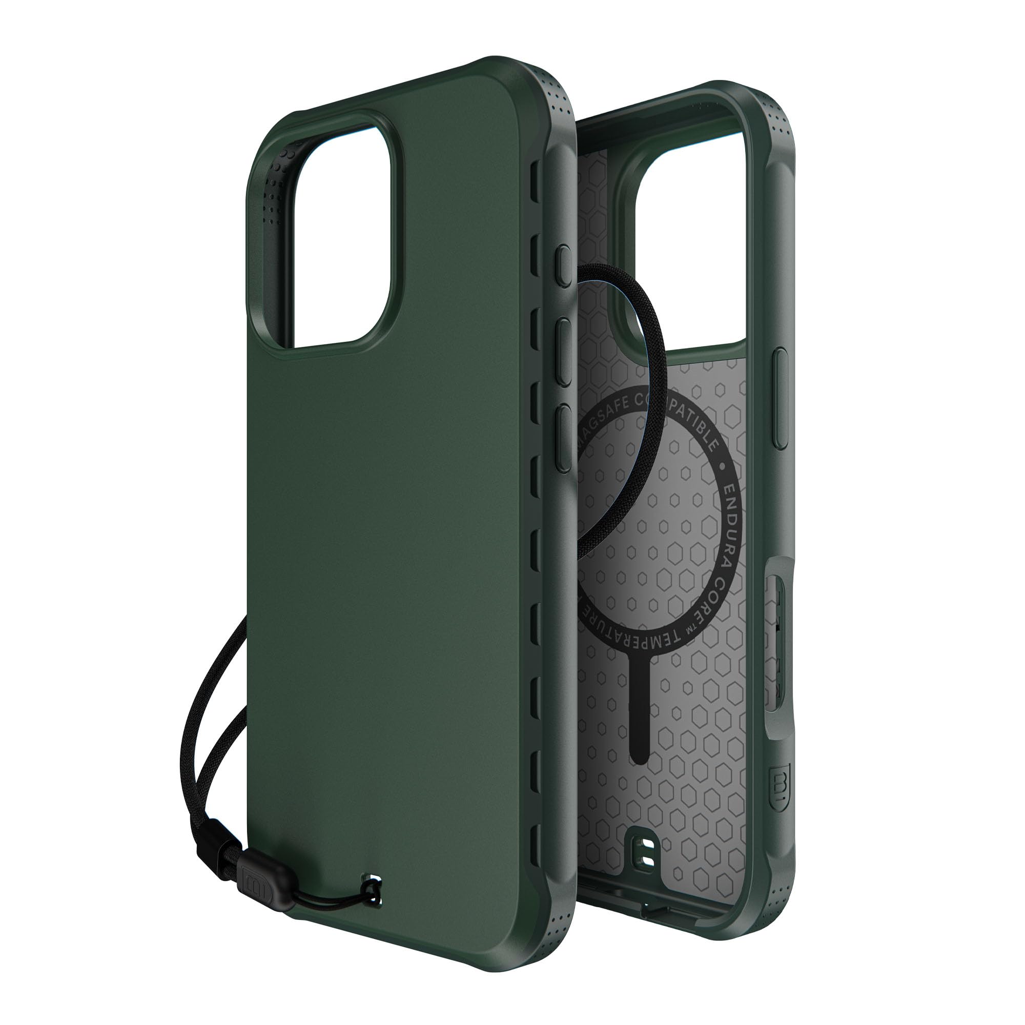 BodyGuardz Paradigm Pro Compatible with iPhone 16 Pro Case - Shockproof Cover 18FT Drop Rating - Compatible with MagSafe - Phone Cooling Technology -