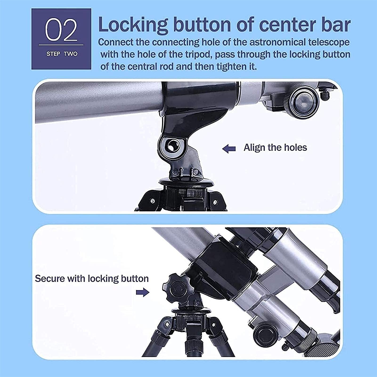 Telescopio per Astronomia, Portatile e Potente 20x-40x, Facile da Montare e Utilizzare, Ottimo per Bambini e Adulti Principianti