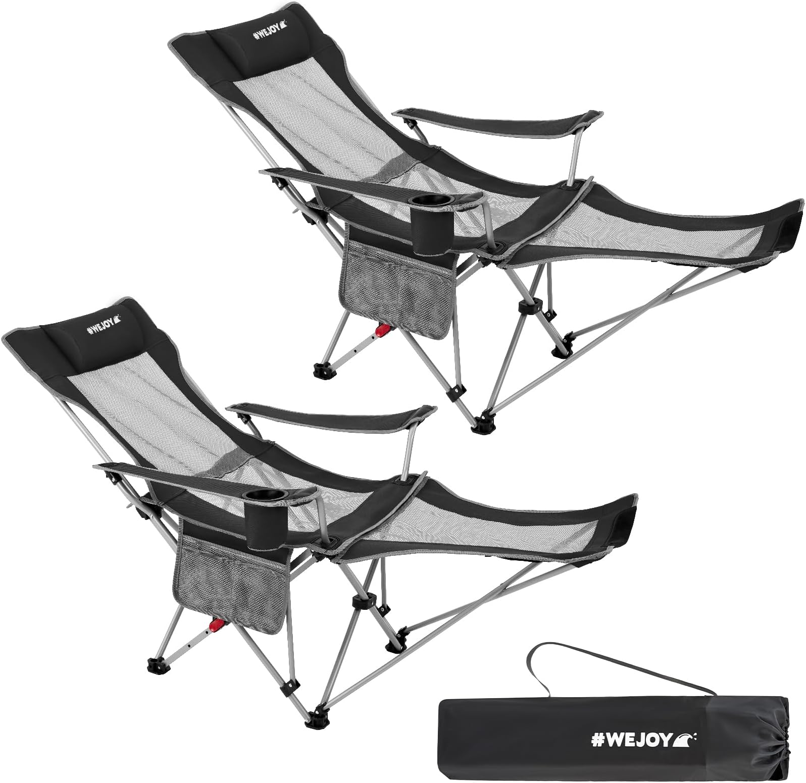 2 Chaises Pliantes Vintage Camping/pêche - Bois Et Toile Jaune, Occasion Bon état, Pliables