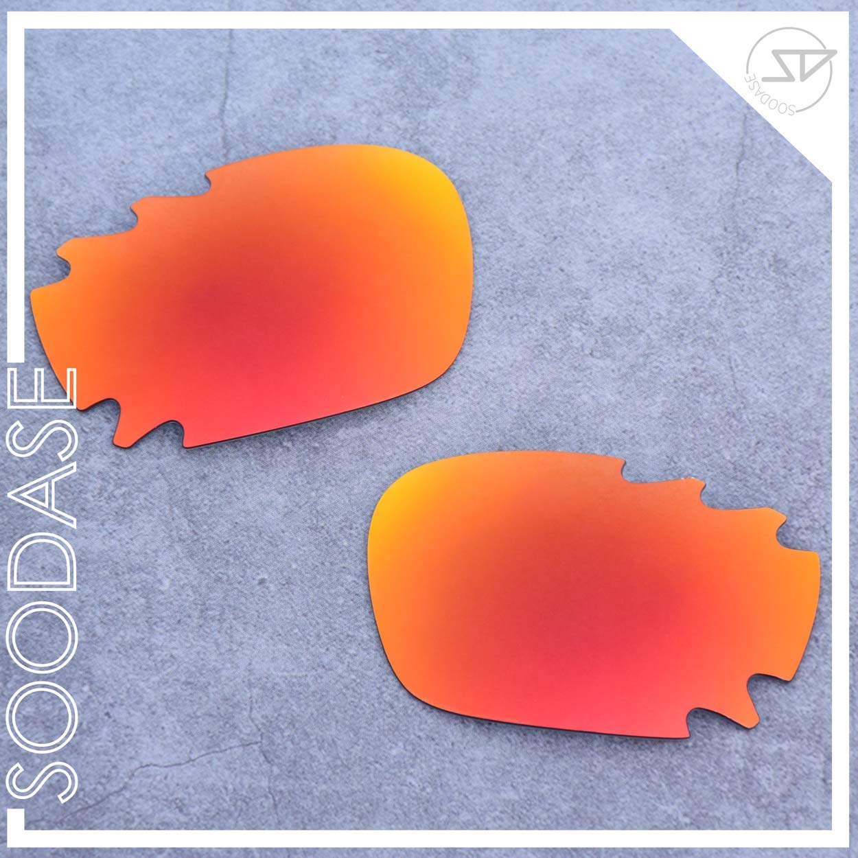 Per Oakley Racing Jacket Vented Occhiali da Sole Rosso/Fotocromismo 2 coppie Lenti di Ricambio Polarizzate