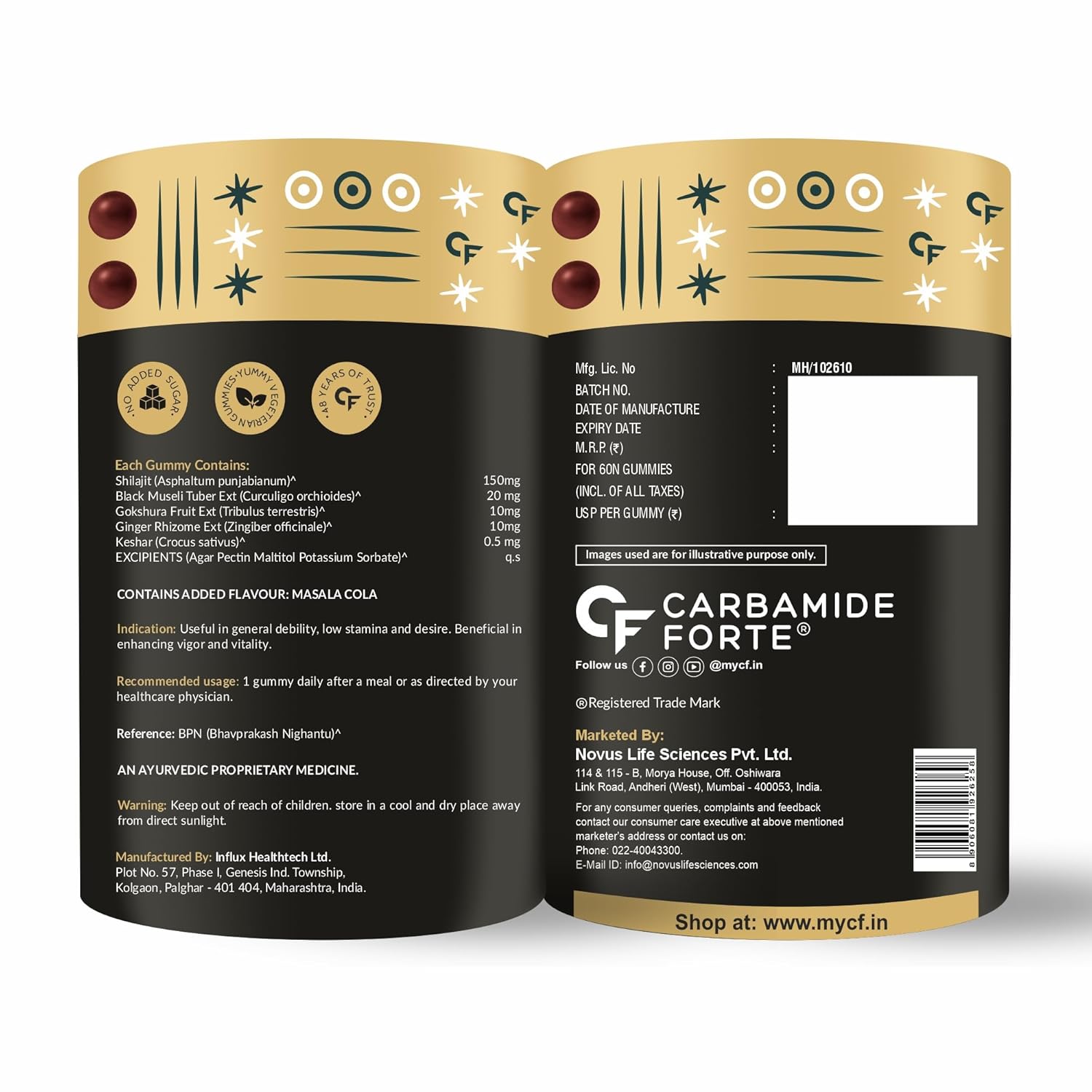 Carbamide Forte Himalayan Shilajeet/Shilajit Gummies | Improves Strength, Stamina And Immunity | Shilajit Original Gold Gummies For Men & | 60 Gummies Carbamide Forte Himalayan Shilajeet/Shilajit Gummies | Improves Strength, Stamina And Immunity | Shilajit Original Gold Gummies For Men & | 60 Gummies