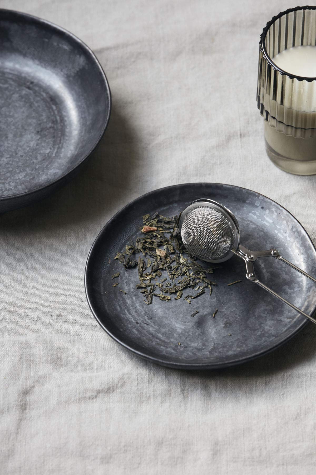 Piatti Da Dessert Neri KADAX - 6 Pezzi In Vetro Rinforzato, Lavabili In Lavastoviglie - Foto 12