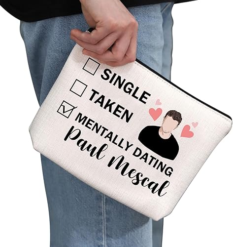 Miniatura 2 de G2TUP Paul M Inspired Gift Mentally Dating Paul M Bolsa de maquillaje Paul M Fans Bolsa de cosméticos Regalo para fanáticos de actor, Salir con Paul