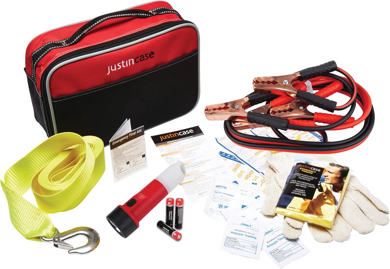 Amazon.com: Justin Case Travel Pro Emergency Roadside Kit