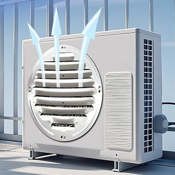 Outdoor AC Air Deflector Air Conditioner Deflector for Outdoor Unit Split Wind Baffle Anti Direct Blowing50cm/20in
