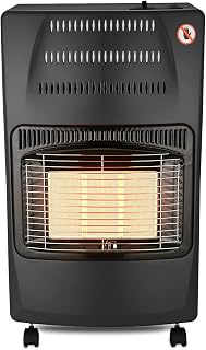 Vivicreate Patio Heater, Gas Heater, Propane Gas Heater, Outdoor Heater, Garage Heater, Work Heater (Black)