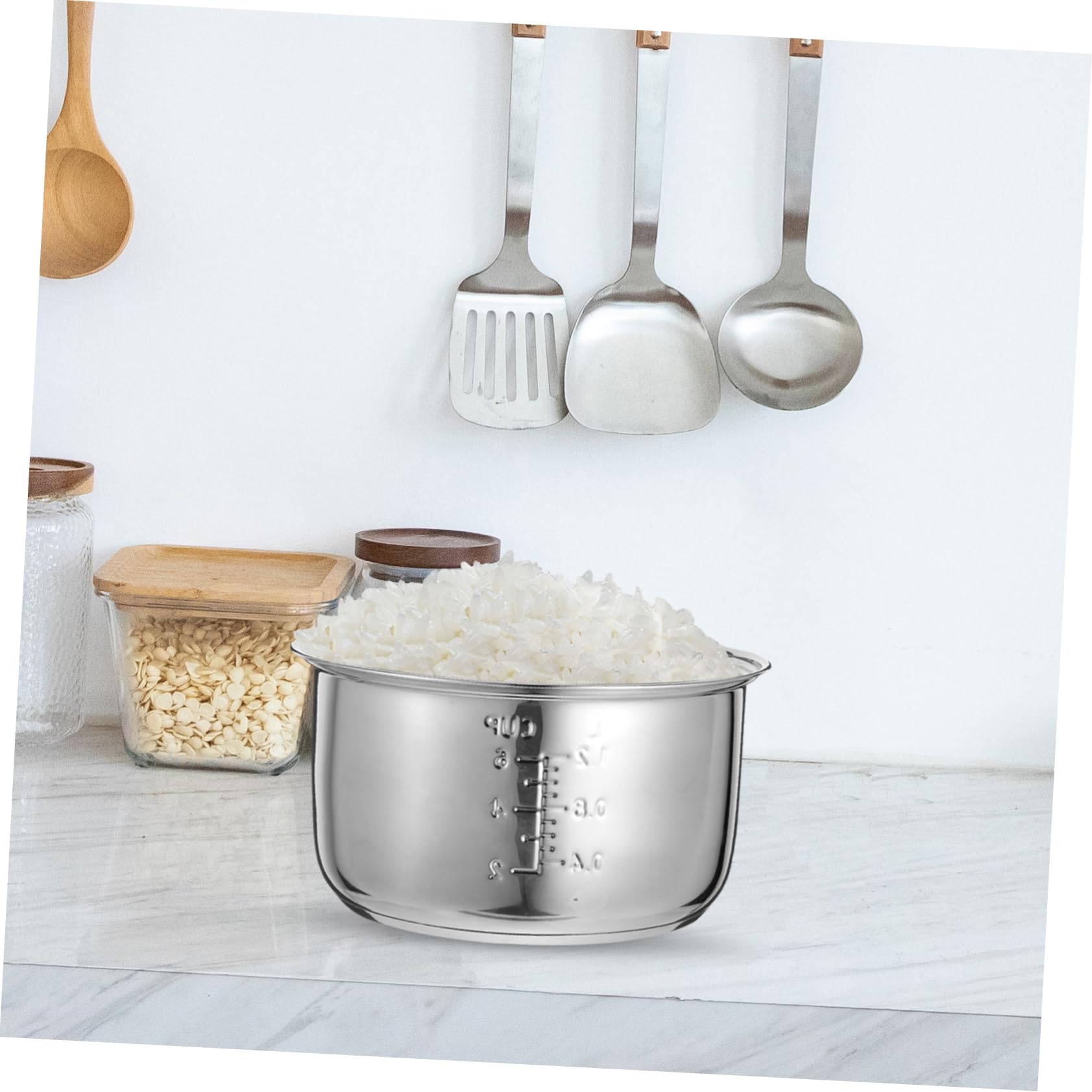 TOPBATHY Doublure de cuiseur à riz pot intérieur cuiseur cuve de rice cooker le pot intérieur du riz Pot intérieur non strict récipient de cuisson antiadhésif bol intérieur du cuiseur à riz