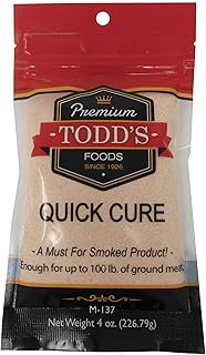 Todd's Quick Cure 4 oz. Enough for up to 100 lb. of ground meat.