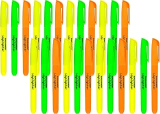 Bulk Highlighters School Supplies 300 Pack Assorted Colors Bright Highlighter Set Bulk Pack for Classrooms, Teachers, Kids, Office Supplies (Multicolor)
