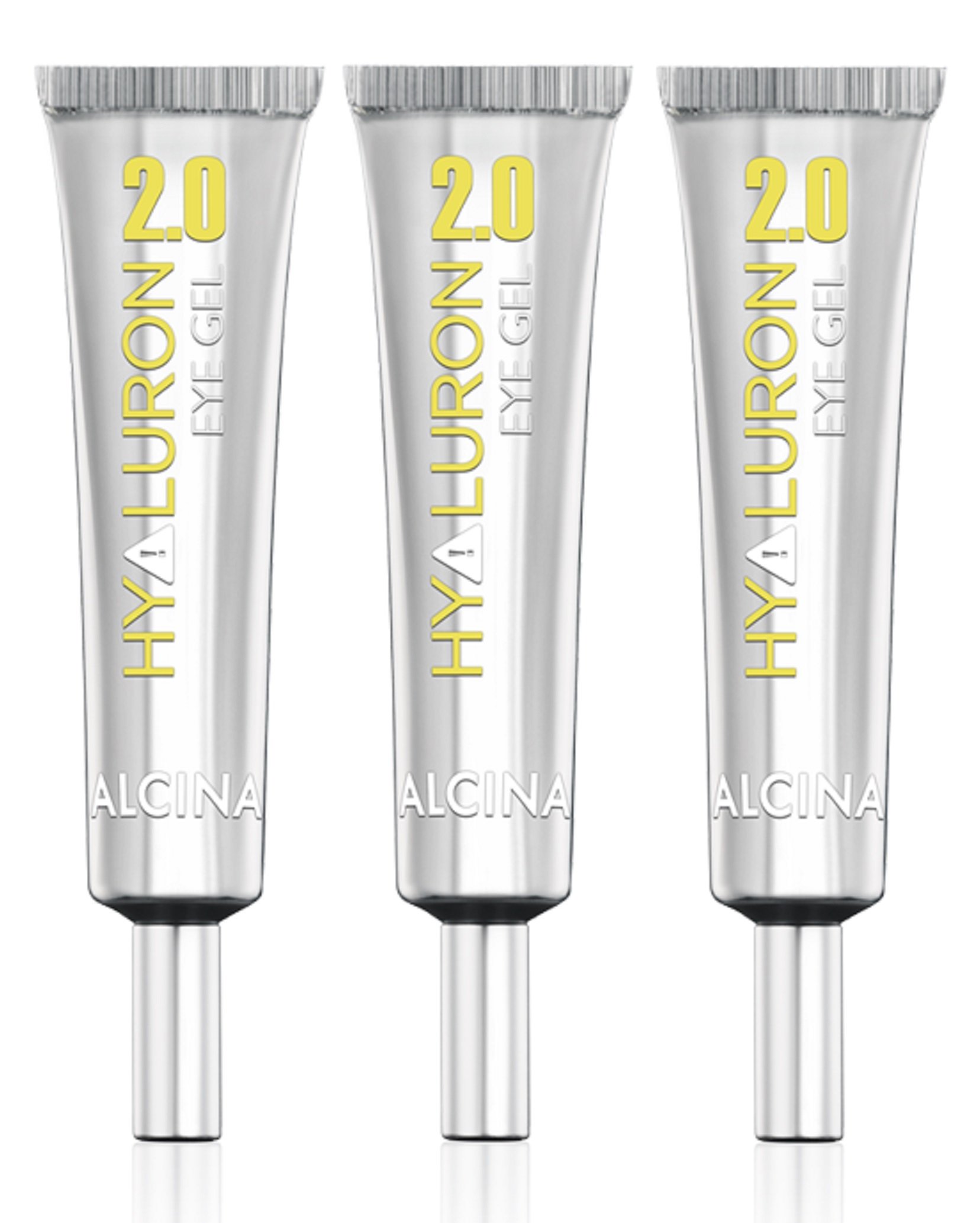 3er Lösch den Hautdurst Hyaluron 2.0 Eye Gel Augen Gel Alcina je 15 ml = 45 ml