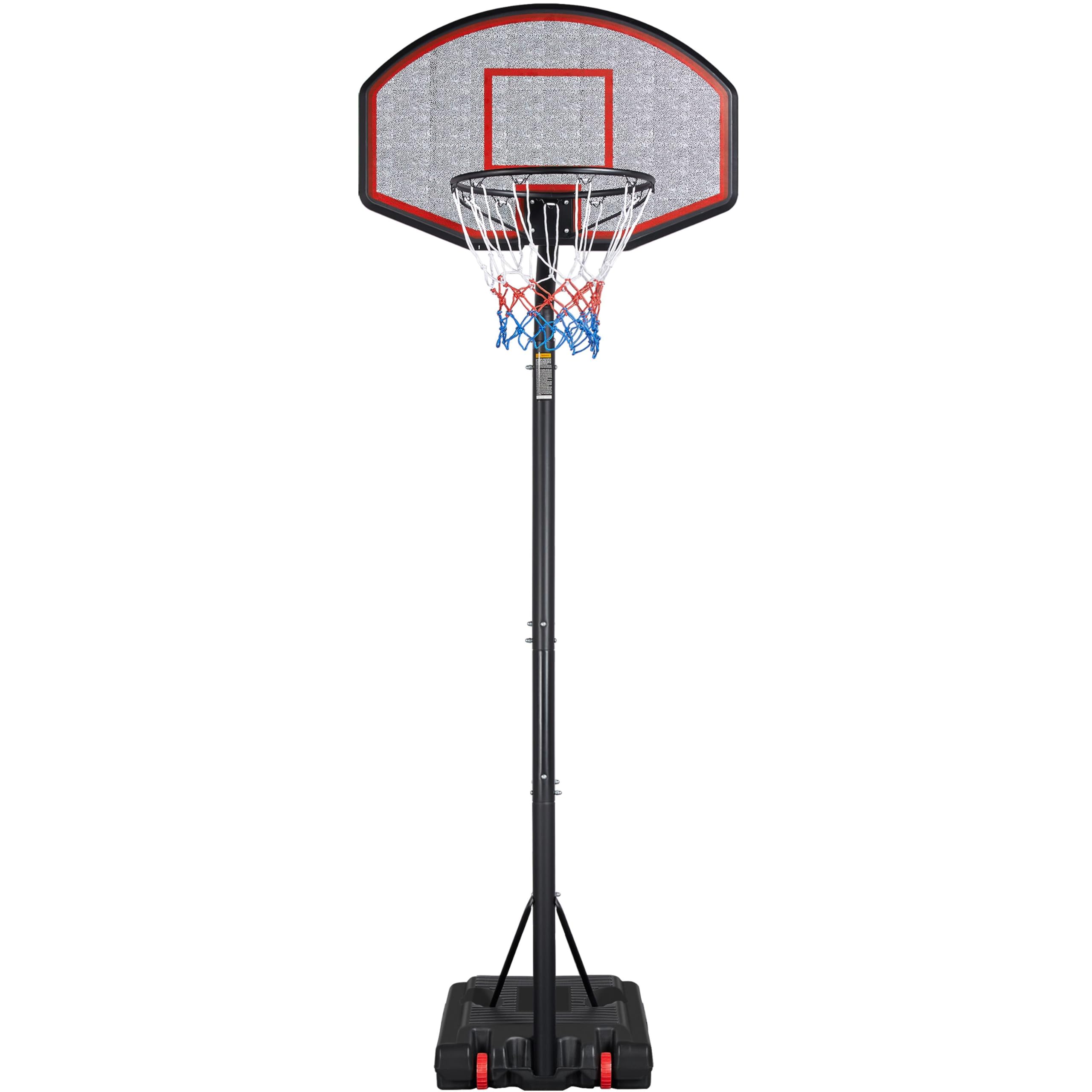 Yaheetech Mobiele Basketbalstandaard In Hoogte Verstelbaar - Met Wielen & Vulbaar Voetstuk