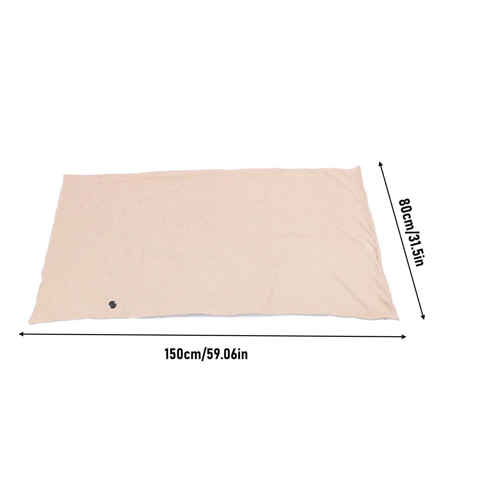 Portable Electric Heated Shawl Blanket, Washable Comfortable Warm Wrap for Home Office Travel with Carbon Fiber Heating (Style 2)