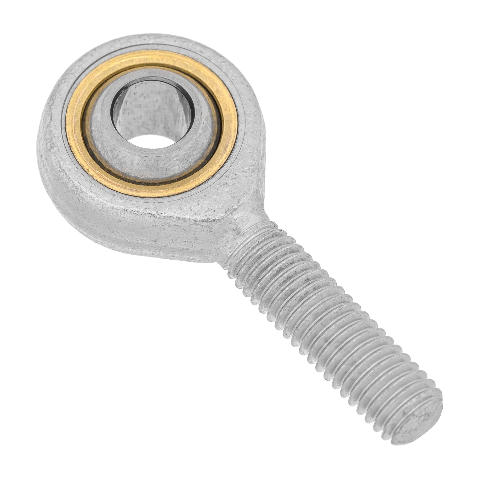 HALLMERS 8mm Bore M8 Male Left Hand Thread Rod End Bearing Metric Rose Joint - Heim Spherical Swivel Threaded Shaft Eye Hardware Steering Control Linkage