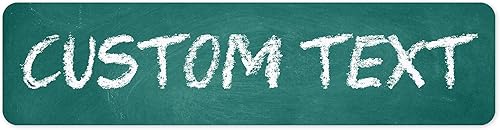 Miniatura 57 de Letrero Personalizado, Letrero de Calle Personalizado, 11 Colores de Fuente, 13 Estilos de Fuente, 4 Opciones de Agujeros, 22 Tamaños, 6x24 Madera