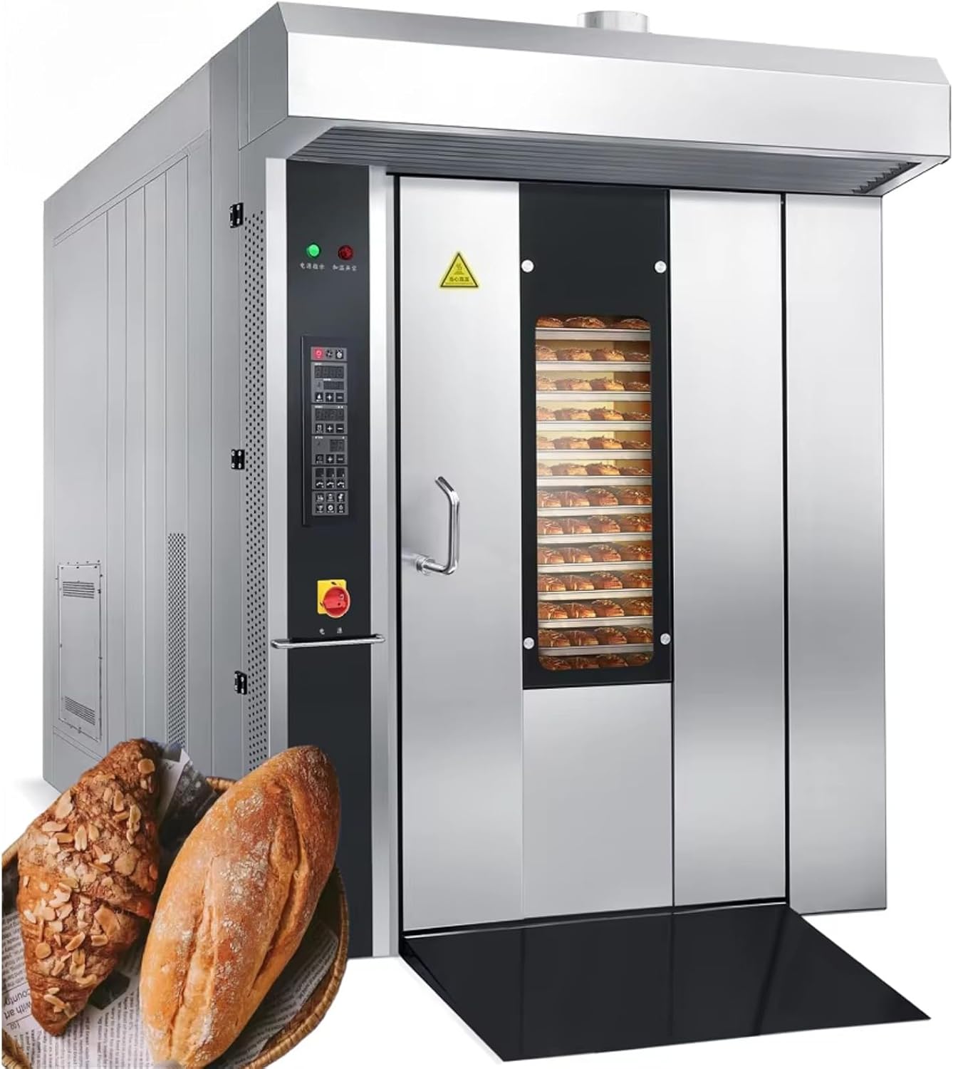 Commercial Convection Oven 32 Tray, Heavy Duty Electric Oven with Rotating Hot Air Circulation, Multi - Rack Cooking, Fast Cooking for Pizza, Pastries, for Restaurant and Bakery Use