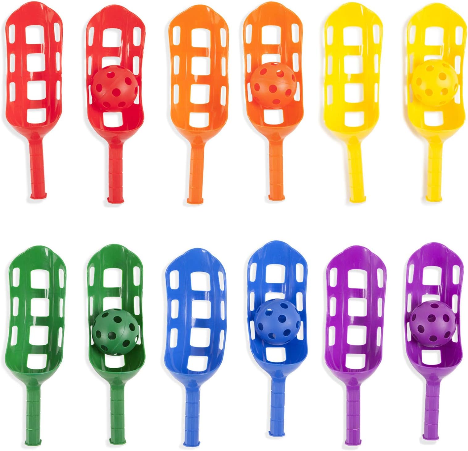 Champion Sports Scoop Ball Set in 6 Assorted Colors