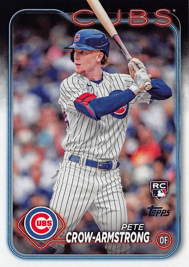 2024 Topps Series 2#407 Pete Crow-Armstrong Rookie Card Thumbnail