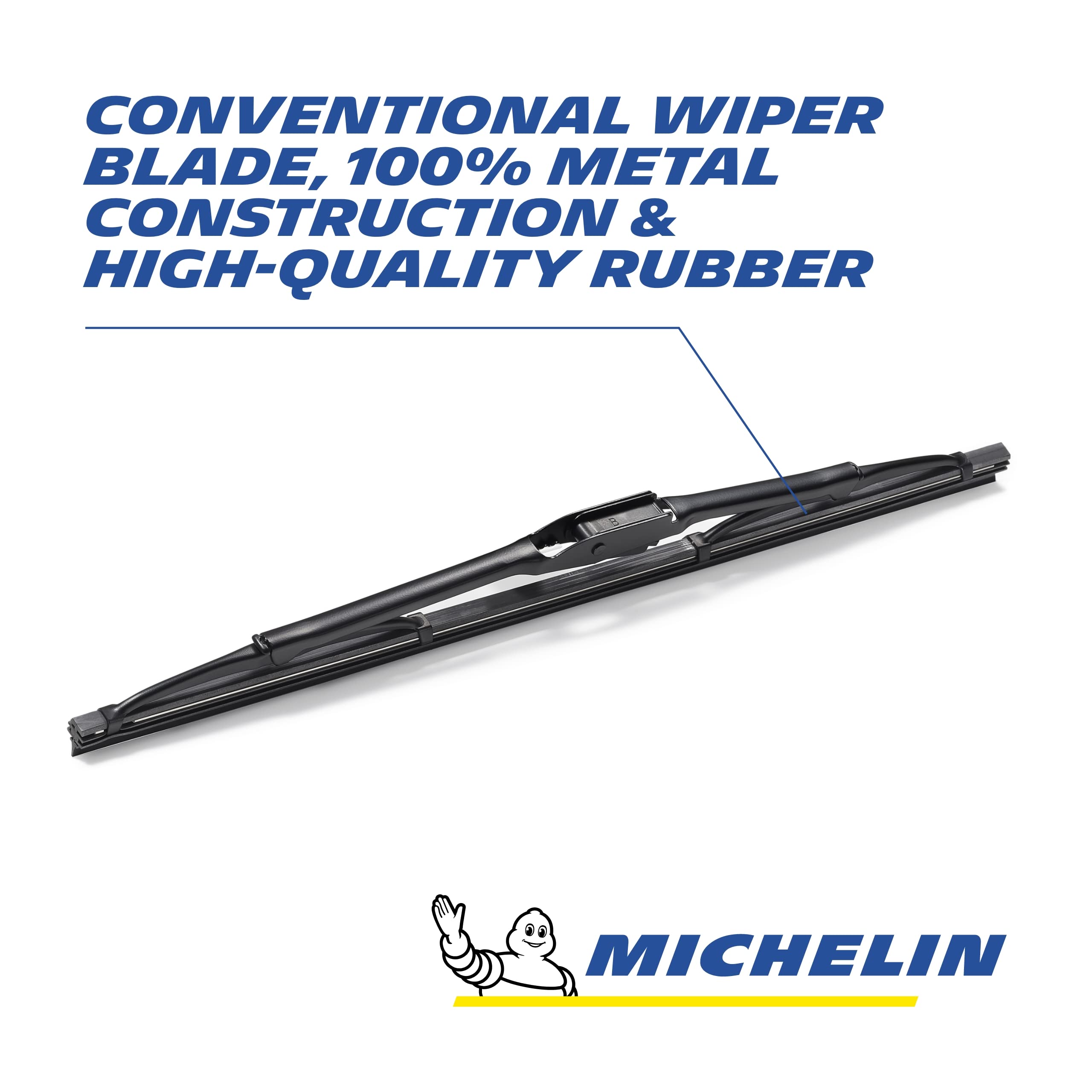 MICHELIN Rear Wiper Blade With Pre-Installed Connector, Original Fit Design, No Tools Required To Install, 11"/280mm, ML1278, Black - View #12
