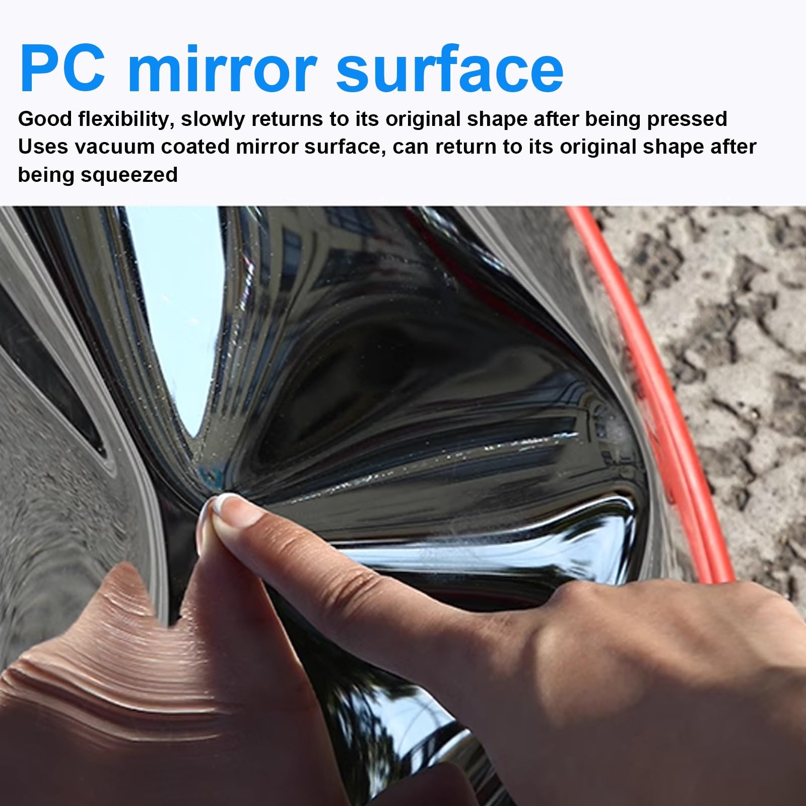 Wypukłe lustro drogowe, Convex Blind Spot Mirror Black Multiple Sizes Adjustable Bracket 160 degree